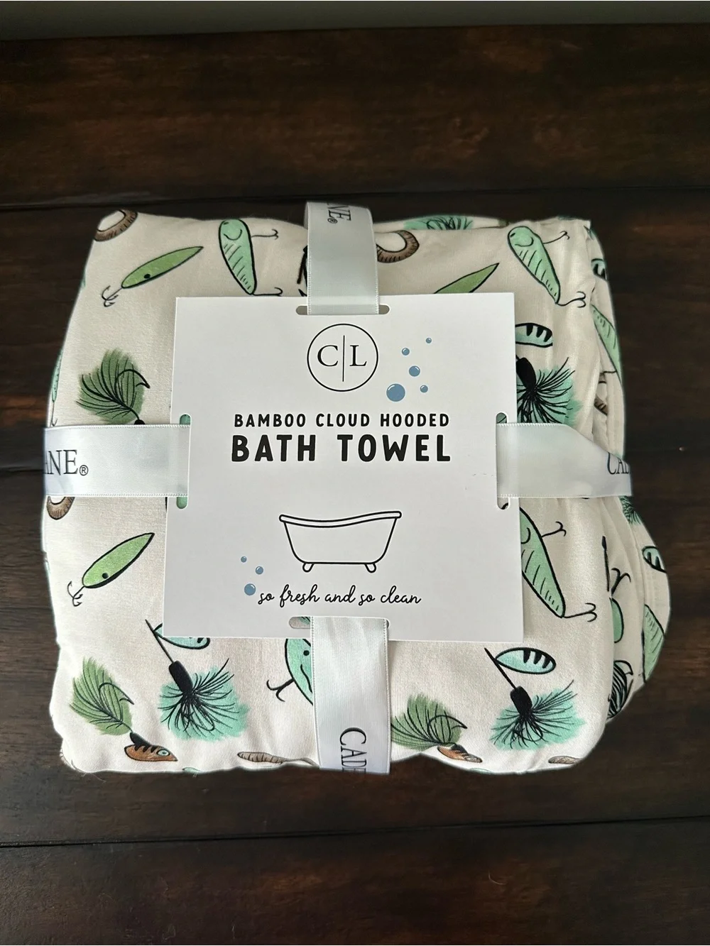 Caden Lane Baby Bamboo Hooded Towel | Tackle Box